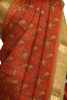 Floral Exclusive Pure Crepe Silk Saree